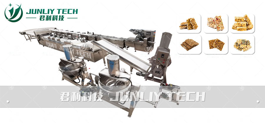 君利花生酥生产机器 花生酥切块成型机 花生酥全自动生产线设备